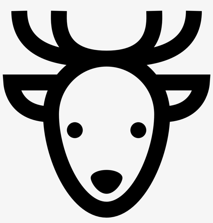 Eye Clipart Reindeer - Reindeer Icon, transparent png