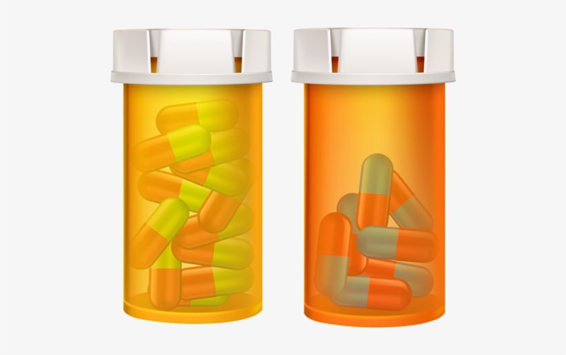 25 - Frasco De Comprimidos Png, transparent png