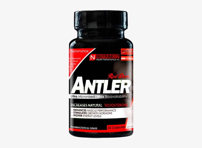 Red Deer Antler - Nutrakey, Red Deer Antler - 60 Caps, transparent png