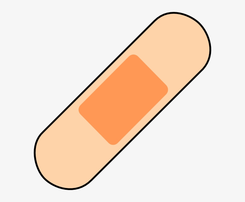 One Bandaid Clip Art - Bandaid Clipart, transparent png