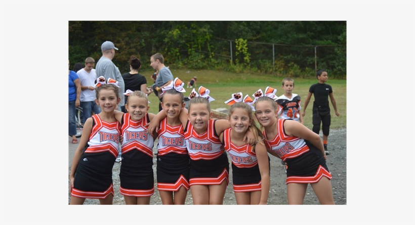 A Group Of Our Young Cheerleaders Posing, transparent png