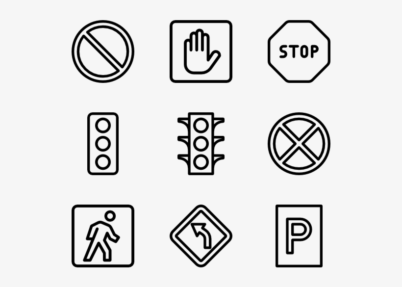 Traffic & Road Signs - Gadgets Vector Png, transparent png