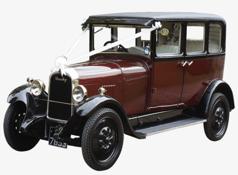 Dorothy, One Of Our Burgundy Vintage Wedding Cars - Burgundy Wedding Car, transparent png
