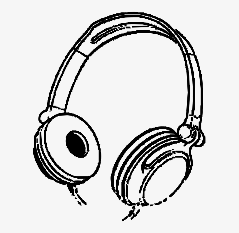 Headphones Music Entertainment - Headphones Clipart, transparent png
