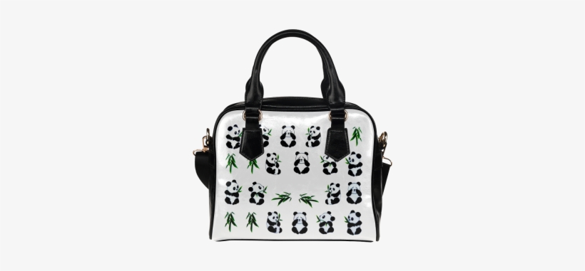 Interestprint Cute Panda Bamboo Women's Pu Leather - 2016 Fashion Water Transfer Nail Art Decals Stickers, transparent png