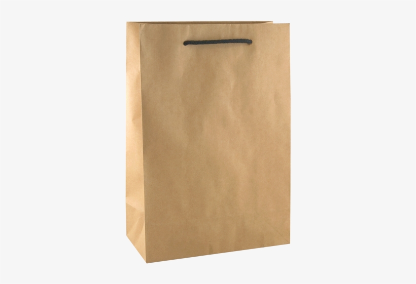 Paper Bags - Brown Paper Carry Bag, transparent png