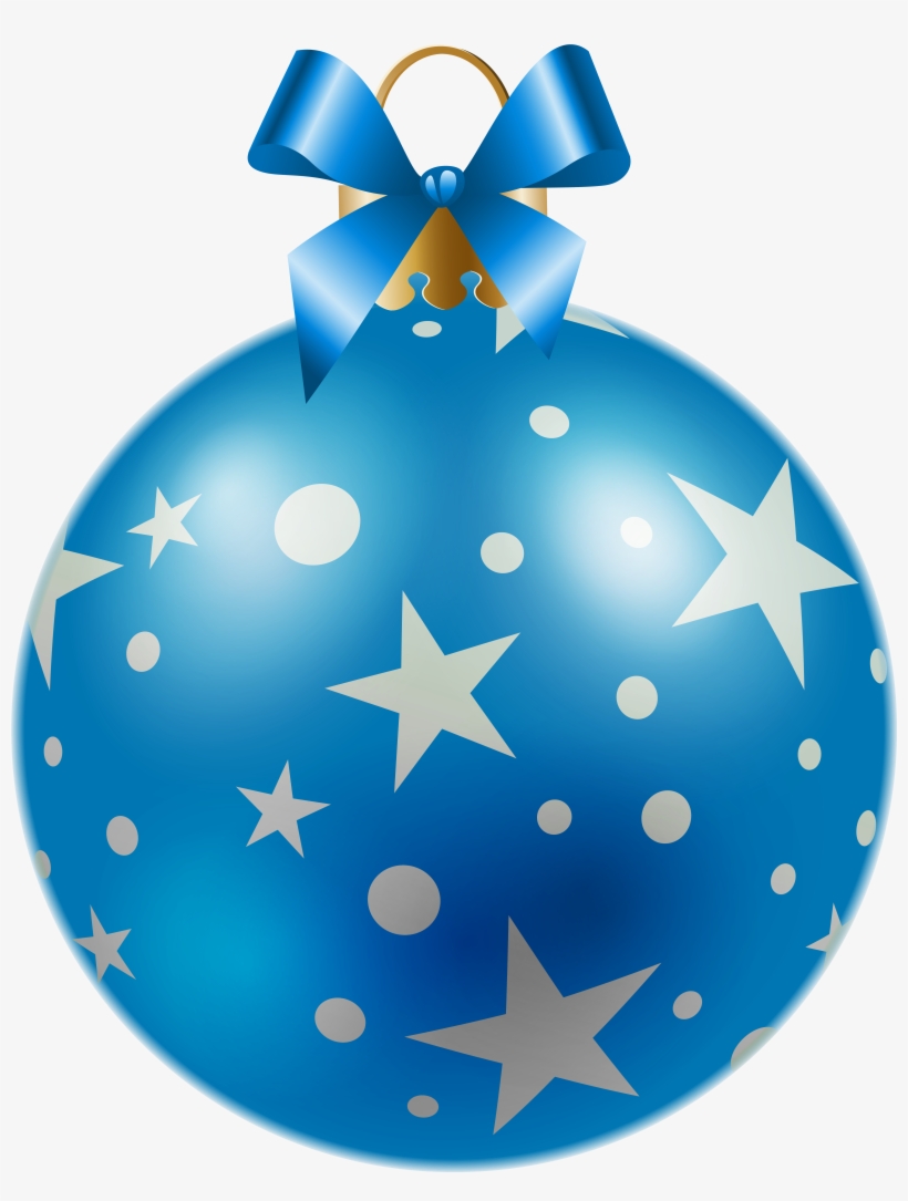 Christmas Blue Ball Png, transparent png