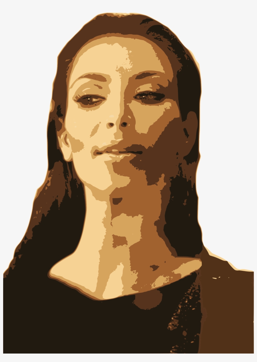 Kim Kardashian Portrait M Celebutante Nose People - Kim Kardashian, transparent png