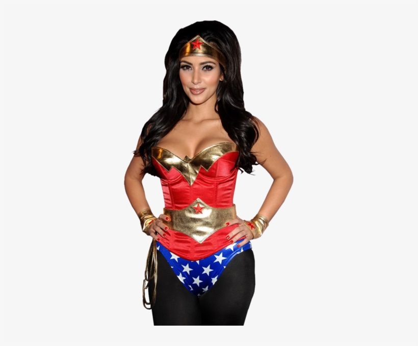 Kim Kardashian - Wonder Woman, transparent png