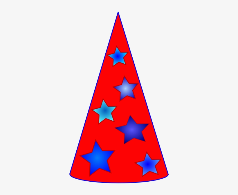 How To Set Use Blue Stars On Red Thinking Hat Svg Vector, transparent png