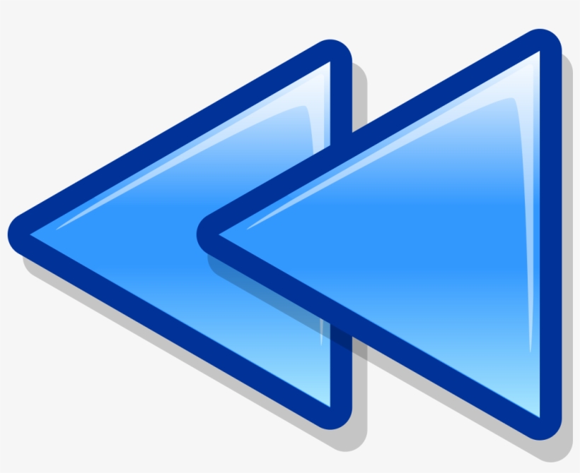 Gtk Media Rewind Ltr - Rewind Symbol Transparent Background, transparent png