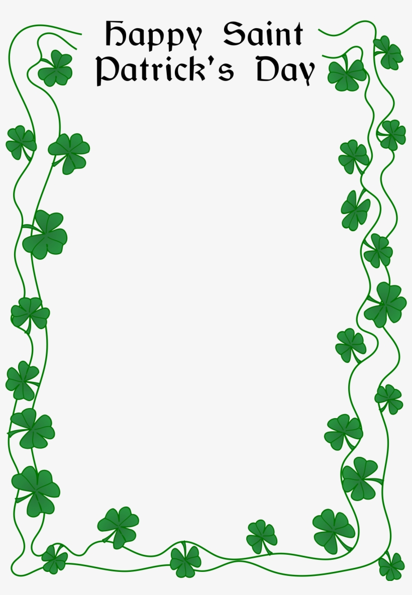 This Free Icons Png Design Of St Patrick's Day Border, transparent png