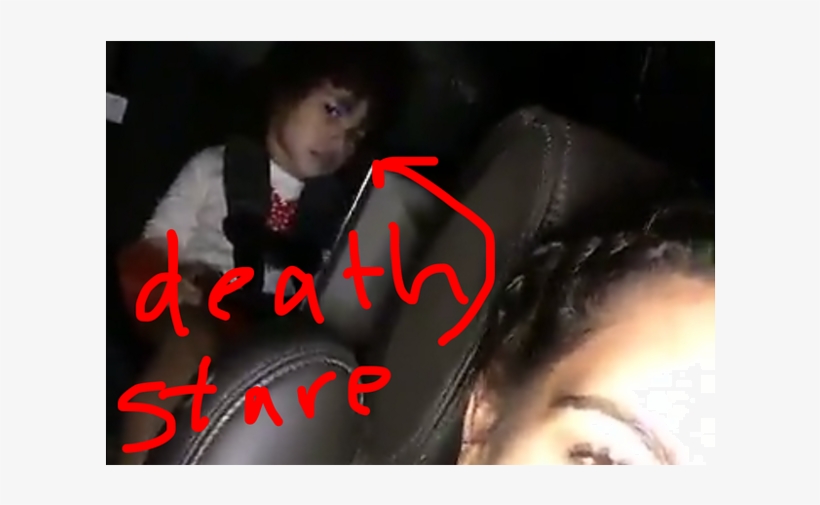 North West Totally Gave Kim Kardashian The Death Stare - Kim Kardashian, transparent png
