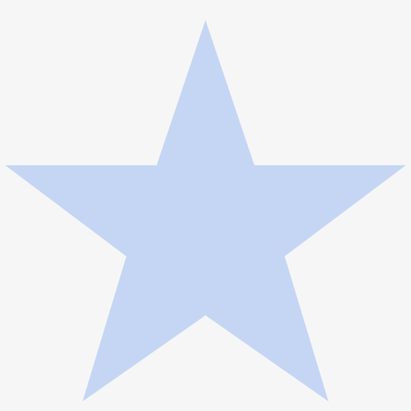 Light Blue Star - Light Blue Star Clip Art, transparent png