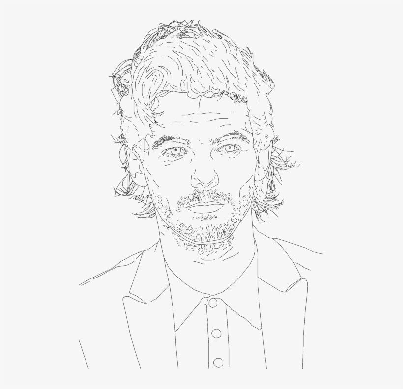 I Did Some Simple Drawings Of Celebrities On Photoshop - Drawing, transparent png