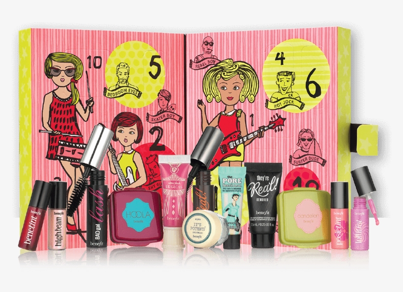 These Beauty-themed Advent Calendars Will Make Perfect - Benefit 'girl O'clock Rock' Debenhams Exclusive Gift, transparent png