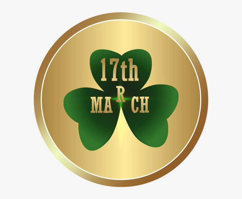 Coin Clipart St Patricks Day - Circle, transparent png