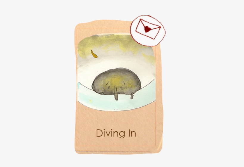 Cardbookdiving - Illustration, transparent png