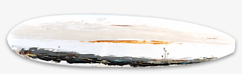 Ebony Island Surfboard - Painting, transparent png