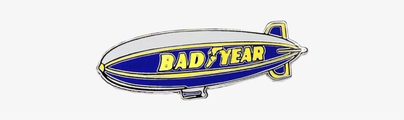 Bad Year Blimp Pin - Blimp, transparent png