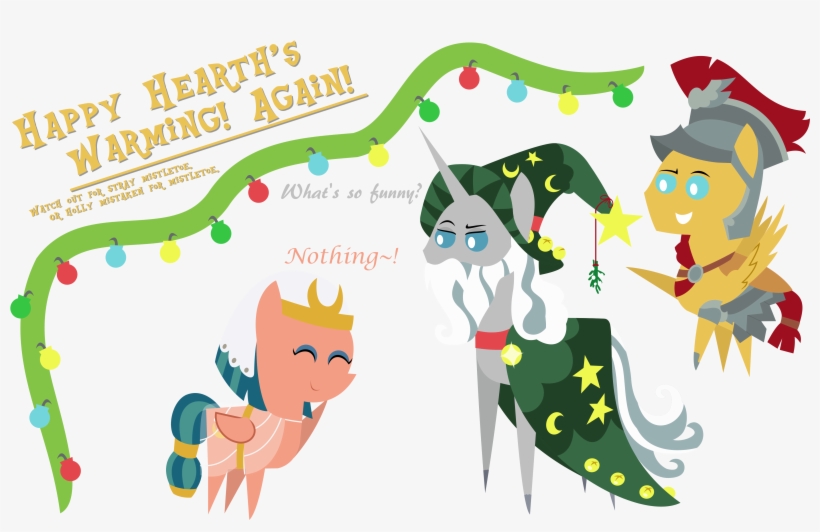 Merry Christmas, Mistletoe, Pointy Ponies, Pony, Prank, - Star Swirl The Bearded, transparent png