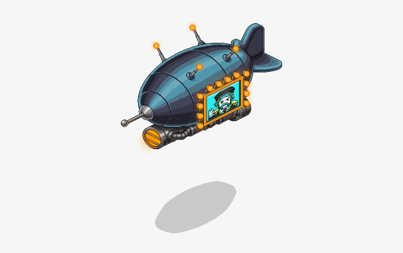Overseer Blimp, Overseerblimp - Cyberpunk Blimp, transparent png