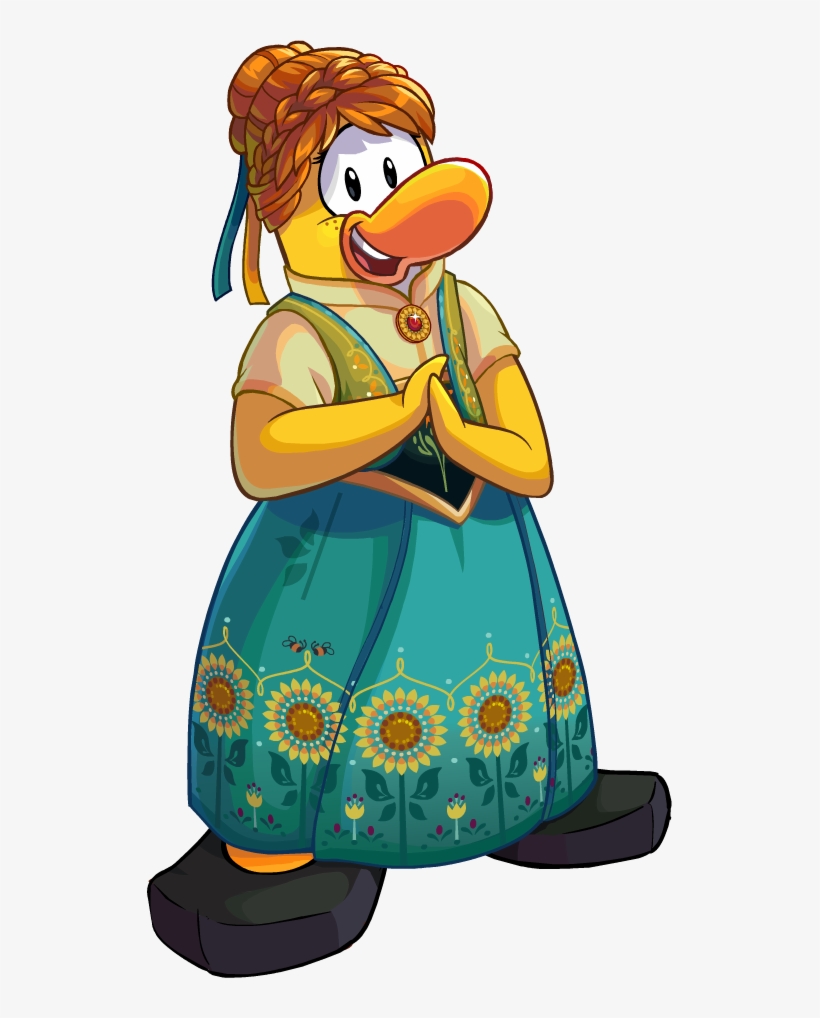 Anna Frozen Fever - Anna Frozen Club Penguin, transparent png