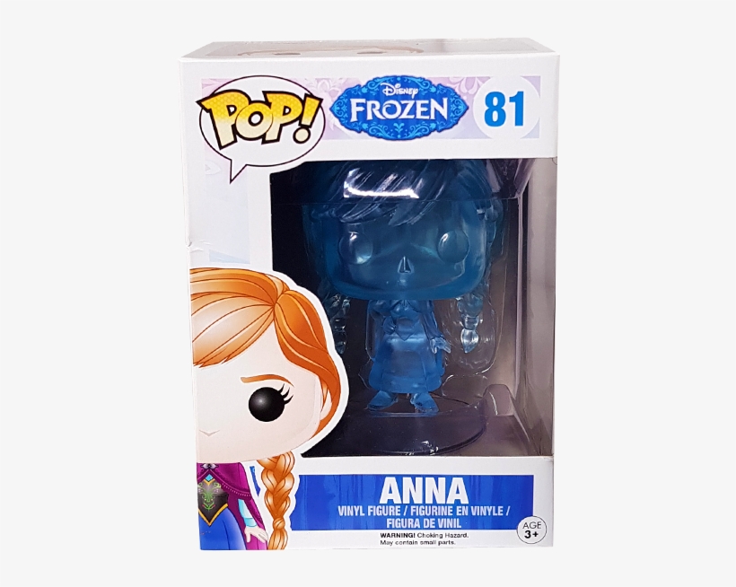 Anna Sdcc 2014 Exclusive Pop Vinyl Figure - 2014 Exclusive Funko Pop Vinyl Disney Frozen Anna, transparent png