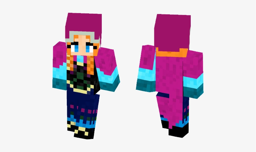 Anna~ Frozen ❄ ❄ - Minecraft, transparent png