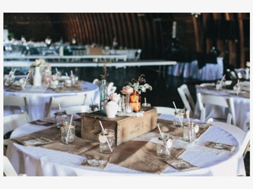 Burlap Centerpieces - Table Setting, transparent png