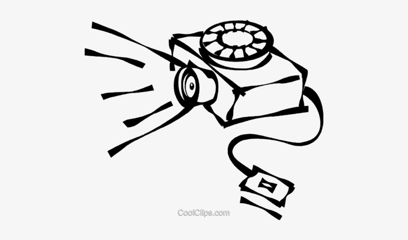 Slide Projector Royalty Free Vector Clip Art Illustration - Slide Projector Clip Art, transparent png