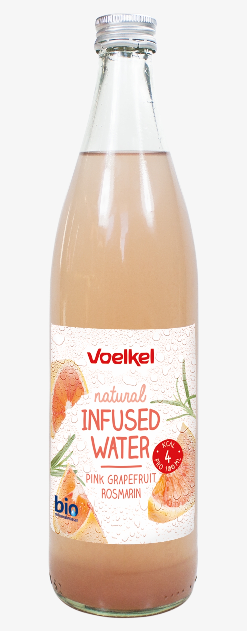 We Take Responsibility For People And Nature - Voelkel Bio Infused Water Orange Ingwer, 0,5 L, transparent png