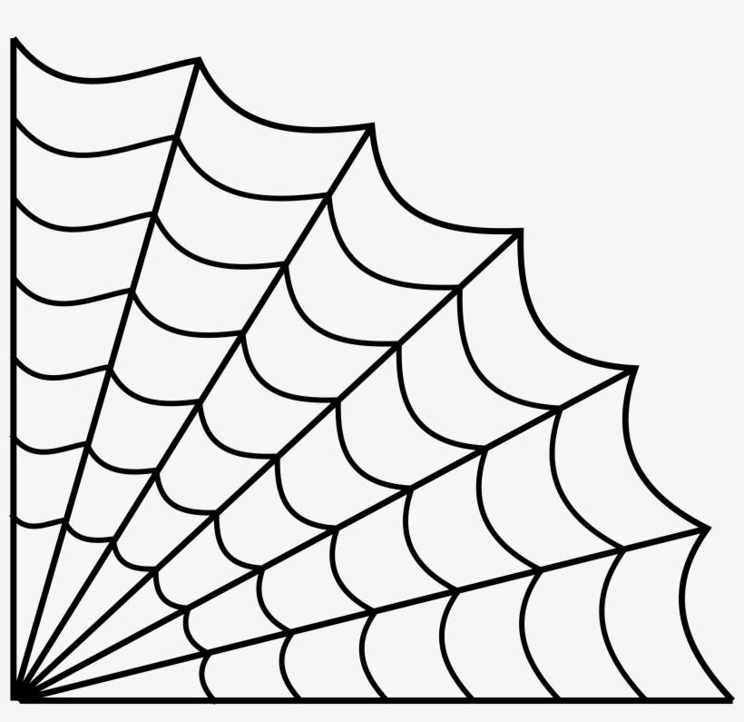 Drawn Spider Web Transparent Background - Spider Web Transparent Background, transparent png