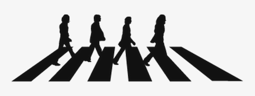 The Beatles Abbey Road Png - Beatles Abbey Road Black And White, transparent png