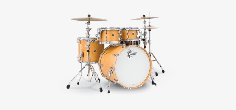 Gretsch Usa Brooklyn Euro Drum Set - Gretsch Brooklyn Satin Natural, transparent png