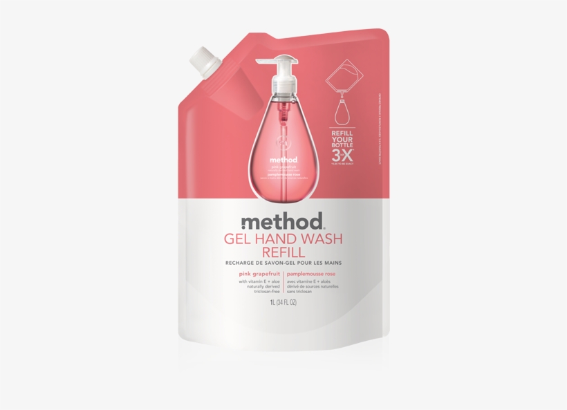 Gel Hand Wash Refill - Method Hand Soap Refill Lavender, transparent png