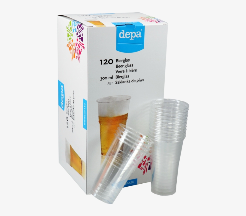 Glass, Beer/soft Drink Glass, With Collar, Pet, 300ml,, transparent png