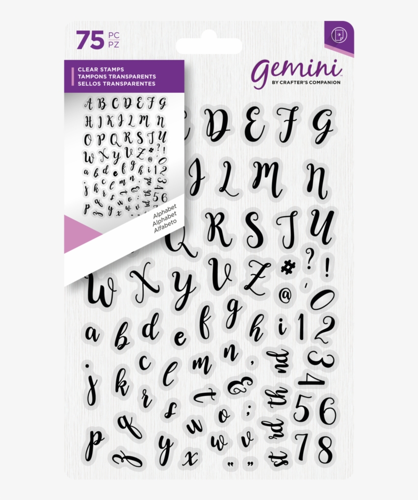 Gemini A6 Clear Stamp - Number, transparent png