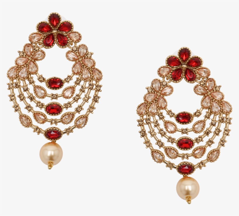 Mehndi Chand Earrings - Earrings, transparent png