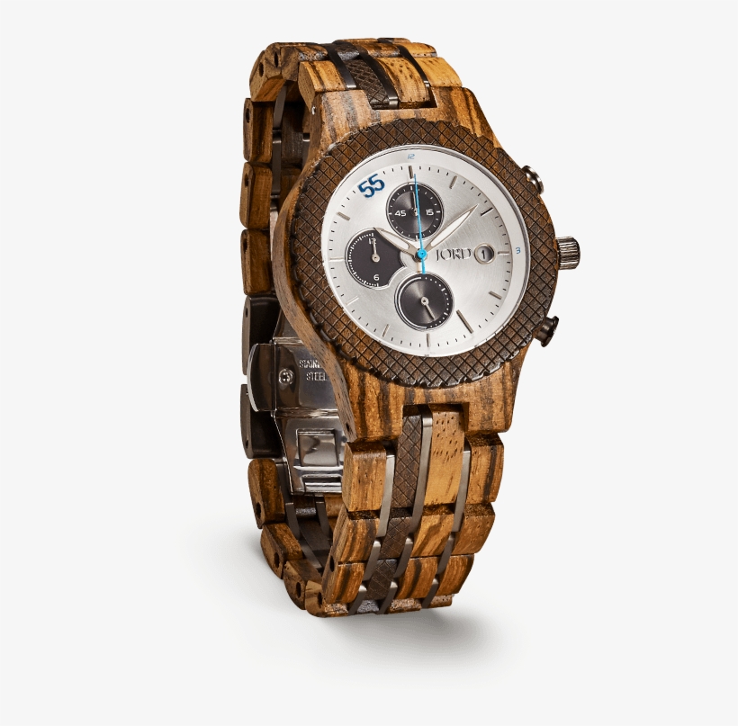 Chrono Wood Watch - Jord Watches Conway, transparent png