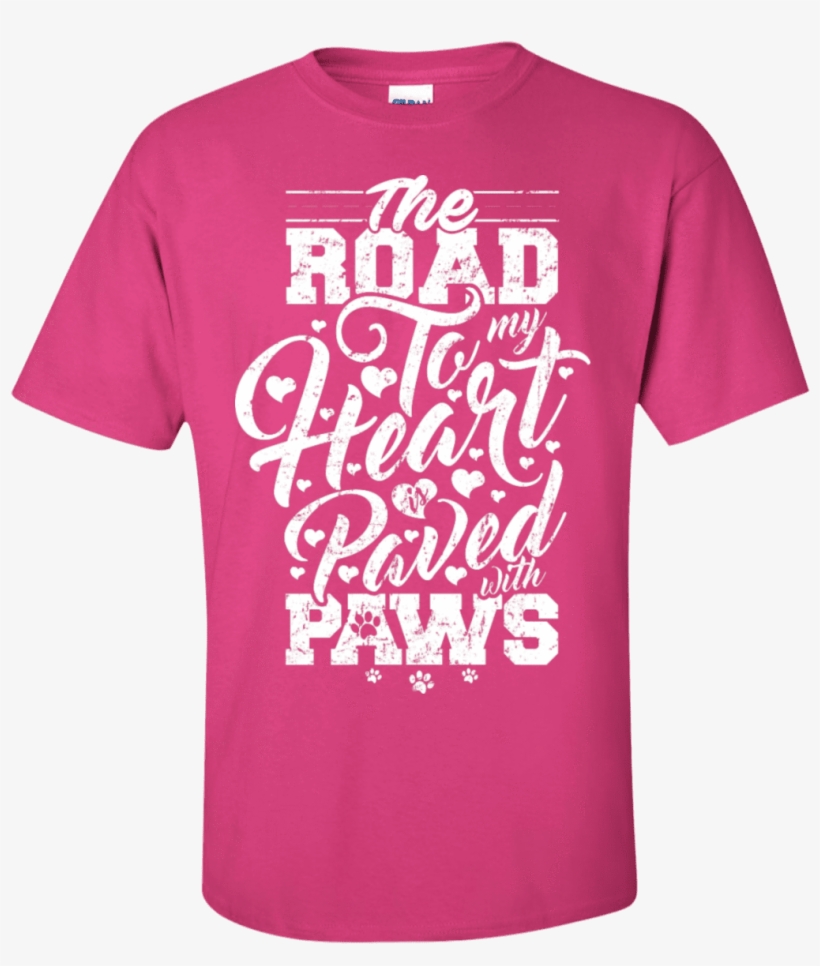 Load Image Into Gallery Viewer, Road To My Heart Paved - Pink Shirt, transparent png