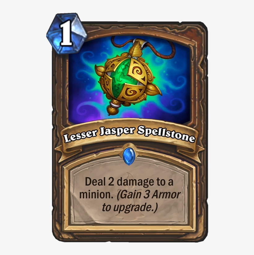 Lesser Jasper Spellstone - All Hearthstone Quest Cards, transparent png