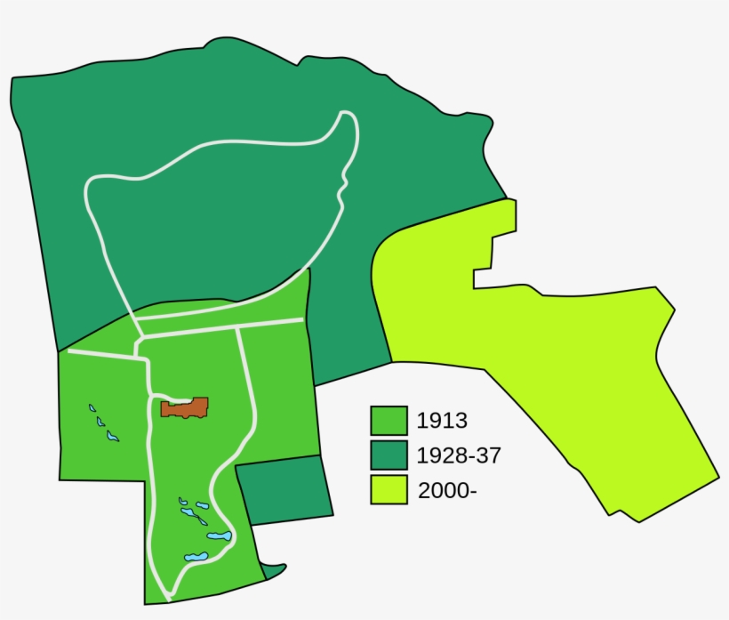 Edinburgh Zoo Plan Of Land With Dates Of Development - Edinburgh Zoo 1990s, transparent png