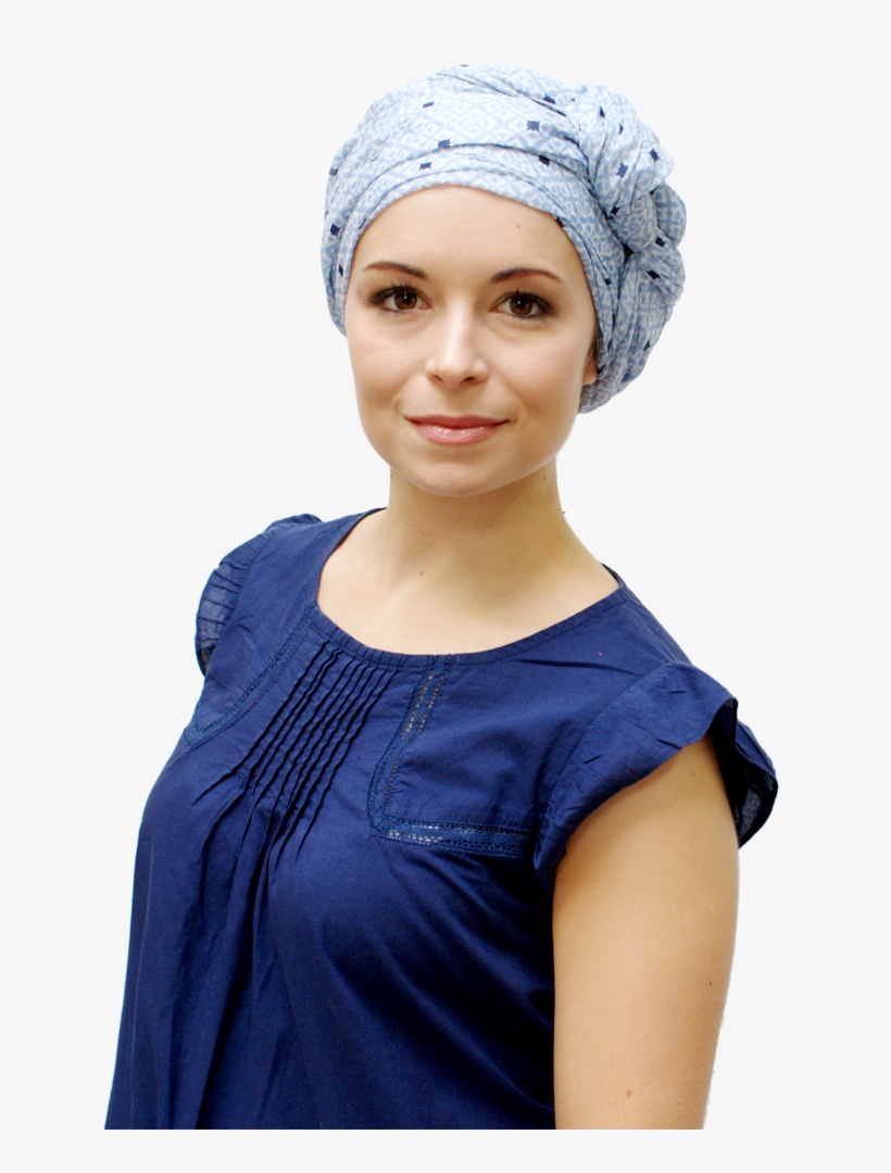 Graphic Black And White Arabesque Chemo Scarf Suburban - Girl, transparent png