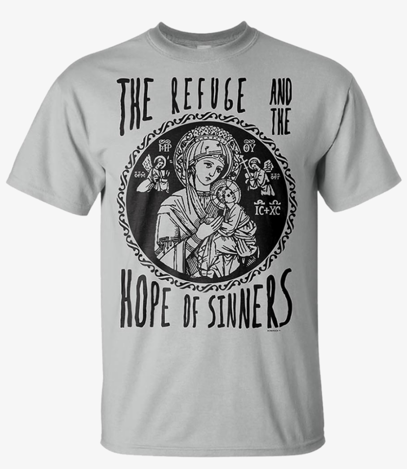 Mother Of Perpetual Help Tshirt, transparent png