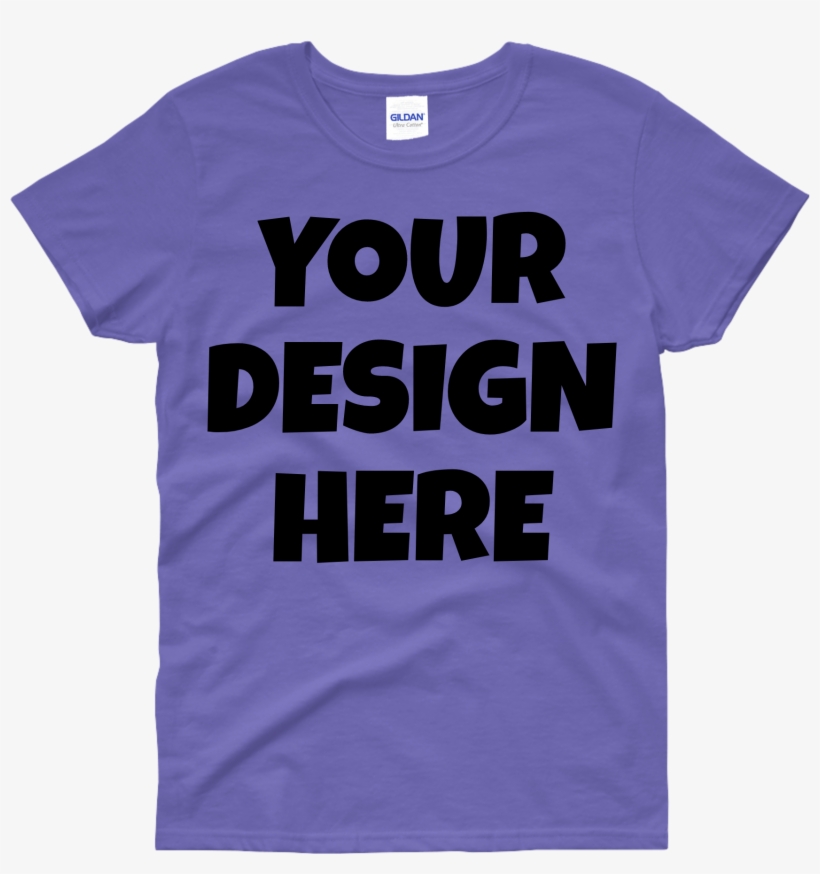 Gildan 5000l Bundle Ladies Tshirt Mockups - Active Shirt, transparent png