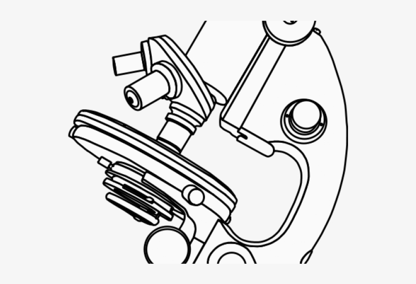 Microscope Clipart Clip Art - Microscope Clip Art Black And White, transparent png