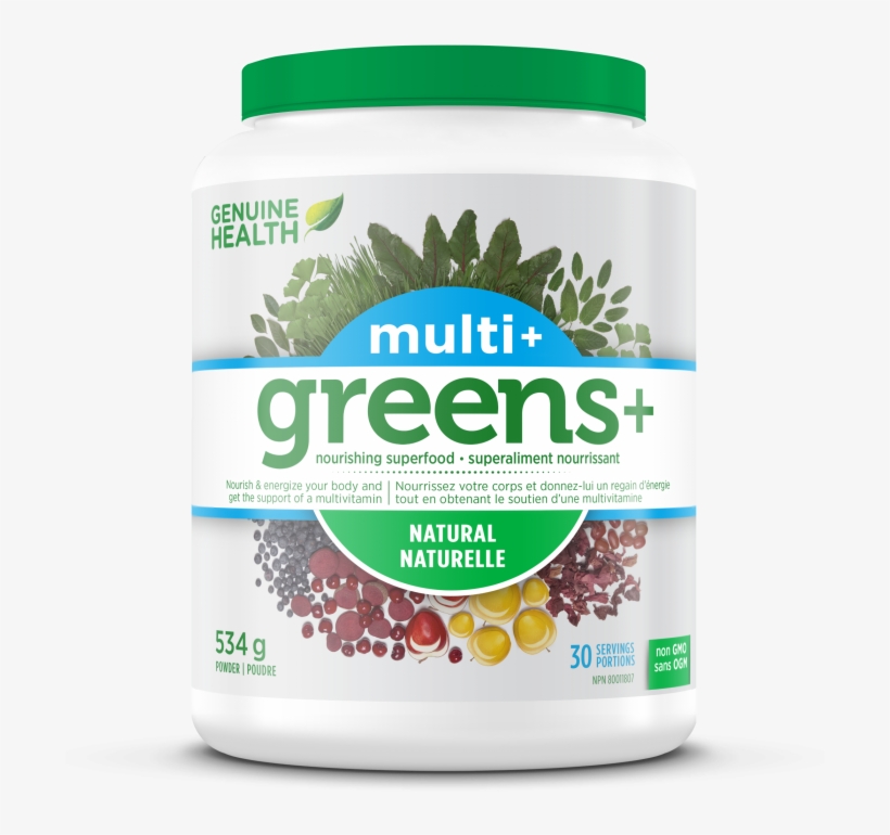 Image Showing Product Of Genuine Health Greens Multi - Genuine Health Greens+ Orange, transparent png