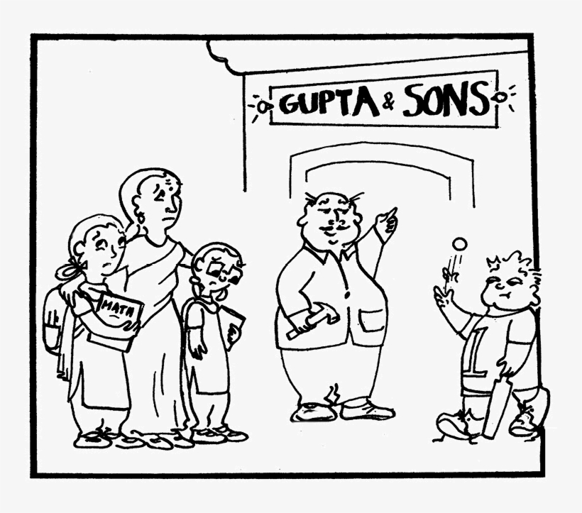 The Desire For Sons Is Not Restricted To Men Alone - Cartoon, transparent png