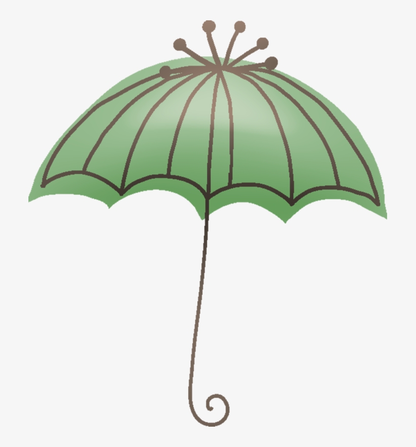 Green Umbrella - Umbrella, transparent png